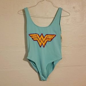 Mint Wonder Woman onepiece bathing suit